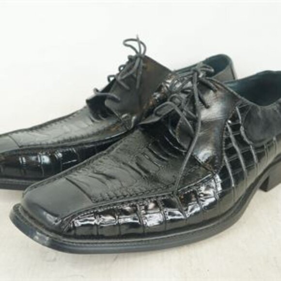 Stacy Adams Men’s Black Genuine Leather Oxford Dress Shoes Size 11 main image 4